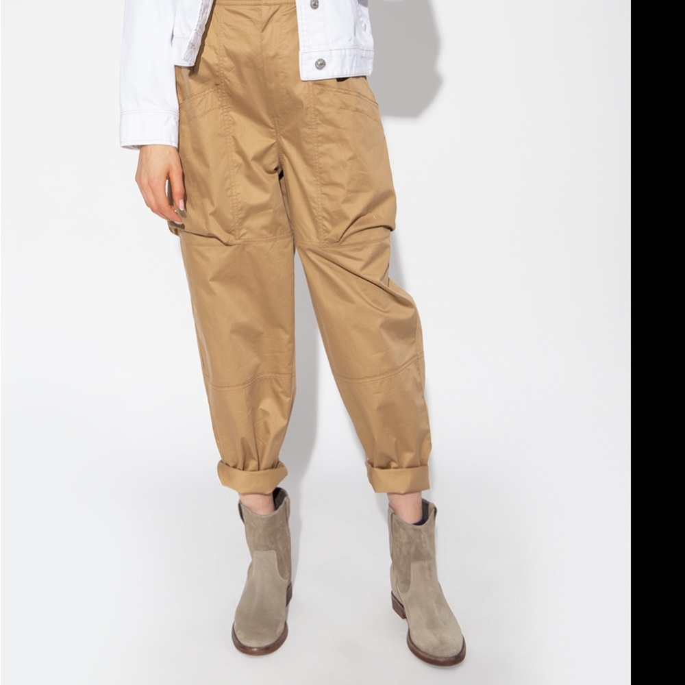 Isabel Marant suede susee ankle boots in taupe